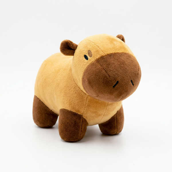 Rudy the Capybara — soft hand-stitched minky capybara plush by Willow Plush